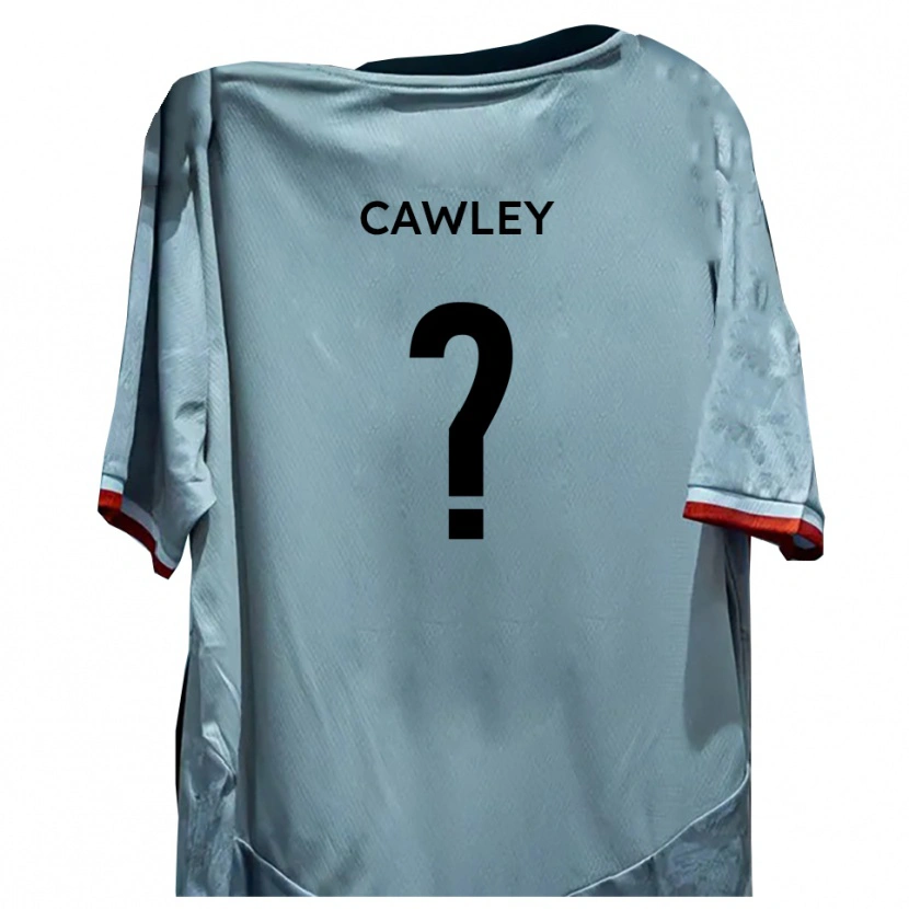 Danxen Hombre Camiseta Sam Cawley #0 Blanco Negro 2ª Equipación 2025/26 La Camisa México