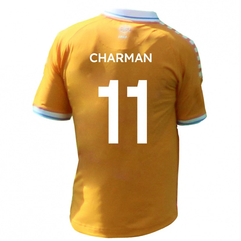 Danxen Hombre Camiseta Luke Charman #11 Amarillo Azul 2ª Equipación 2025/26 La Camisa México