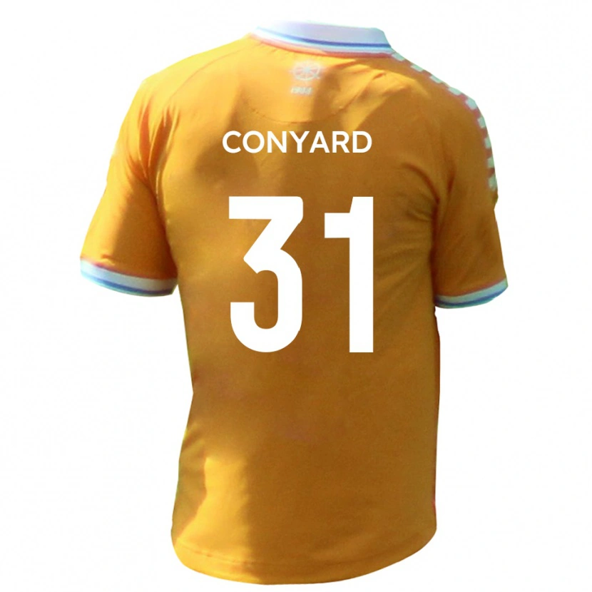 Danxen Hombre Camiseta Harry Conyard #31 Amarillo Azul 2ª Equipación 2025/26 La Camisa México