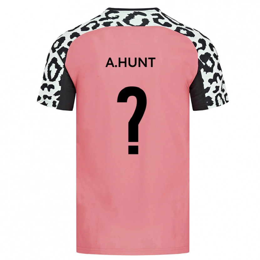 Danxen Hombre Camiseta Alana Hunt #0 Rosa Negro 2ª Equipación 2025/26 La Camisa México