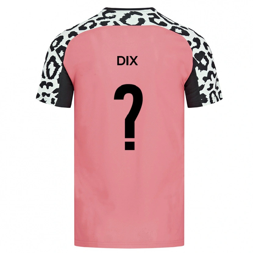 Danxen Hombre Camiseta Hannah Dix #0 Rosa Negro 2ª Equipación 2025/26 La Camisa México