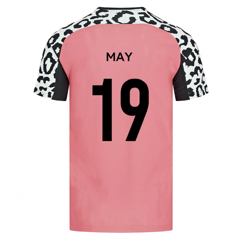 Danxen Hombre Camiseta Adam May #19 Rosa Negro 2ª Equipación 2025/26 La Camisa México