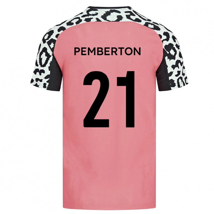 Danxen Hombre Camiseta Tre Pemberton #21 Rosa Negro 2ª Equipación 2025/26 La Camisa México
