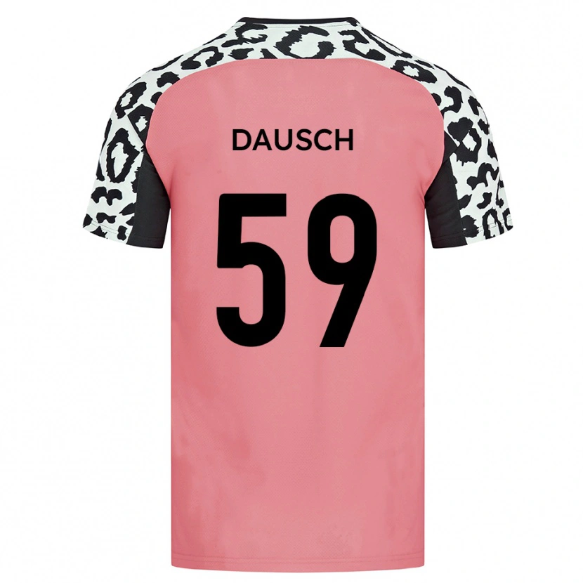 Danxen Hombre Camiseta Aidan Dausch #59 Rosa Negro 2ª Equipación 2025/26 La Camisa México