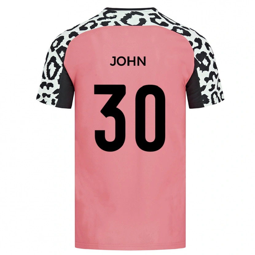 Danxen Hombre Camiseta Dylan John #30 Rosa Negro 2ª Equipación 2025/26 La Camisa México