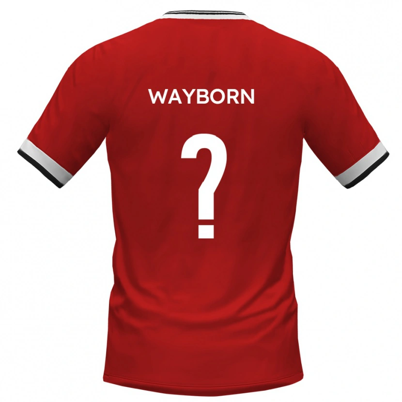 Danxen Hombre Camiseta Luke Wayborn #0 Blanco Negro 2ª Equipación 2025/26 La Camisa México