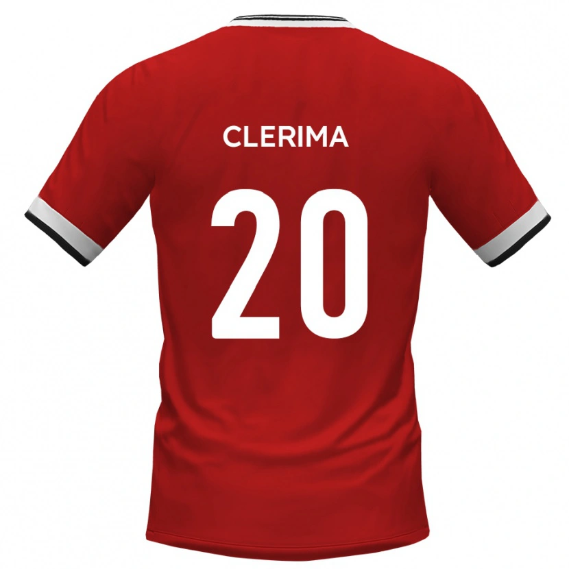 Danxen Hombre Camiseta Remy Clerima #20 Blanco Negro 2ª Equipación 2025/26 La Camisa México
