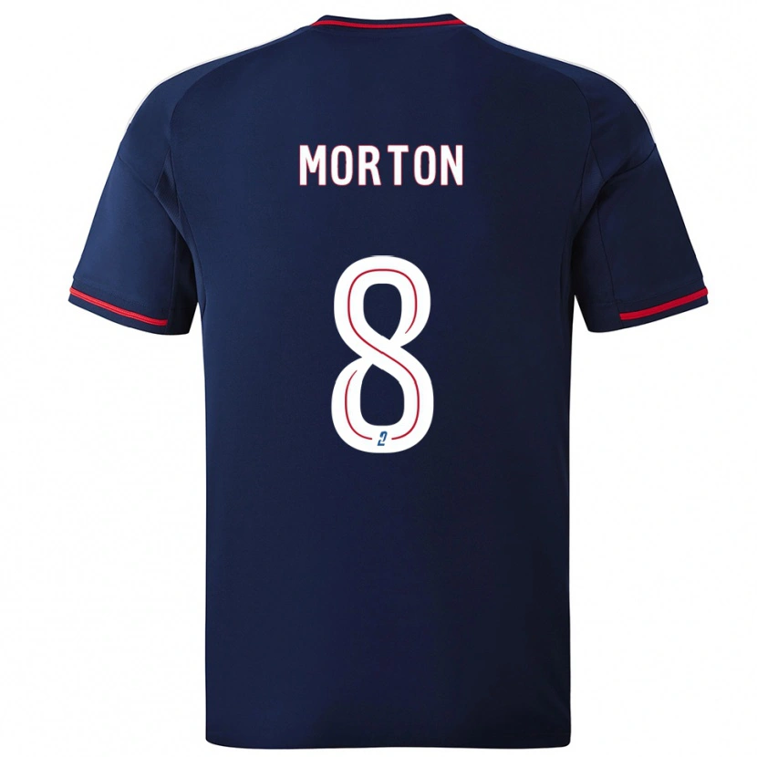 Danxen Hombre Camiseta Tyler Morton #8 Azul Marino Rojo 2ª Equipación 2025/26 La Camisa México