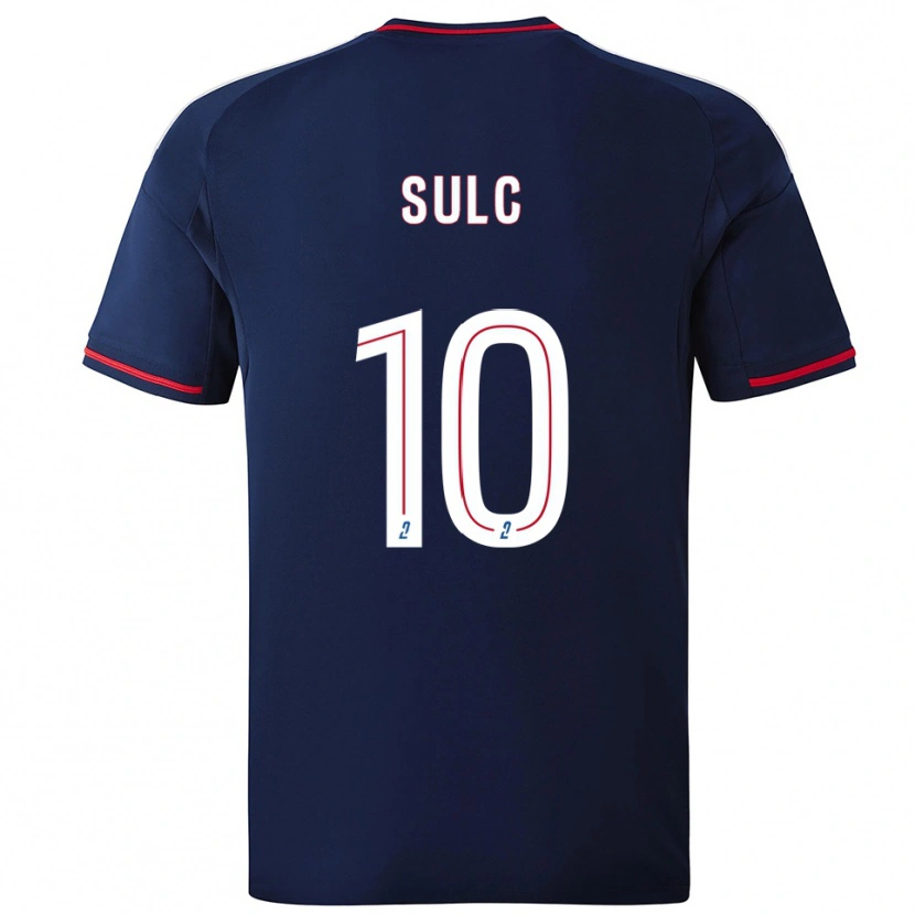 Danxen Hombre Camiseta Pavel Sulc #10 Azul Marino Rojo 2ª Equipación 2025/26 La Camisa México