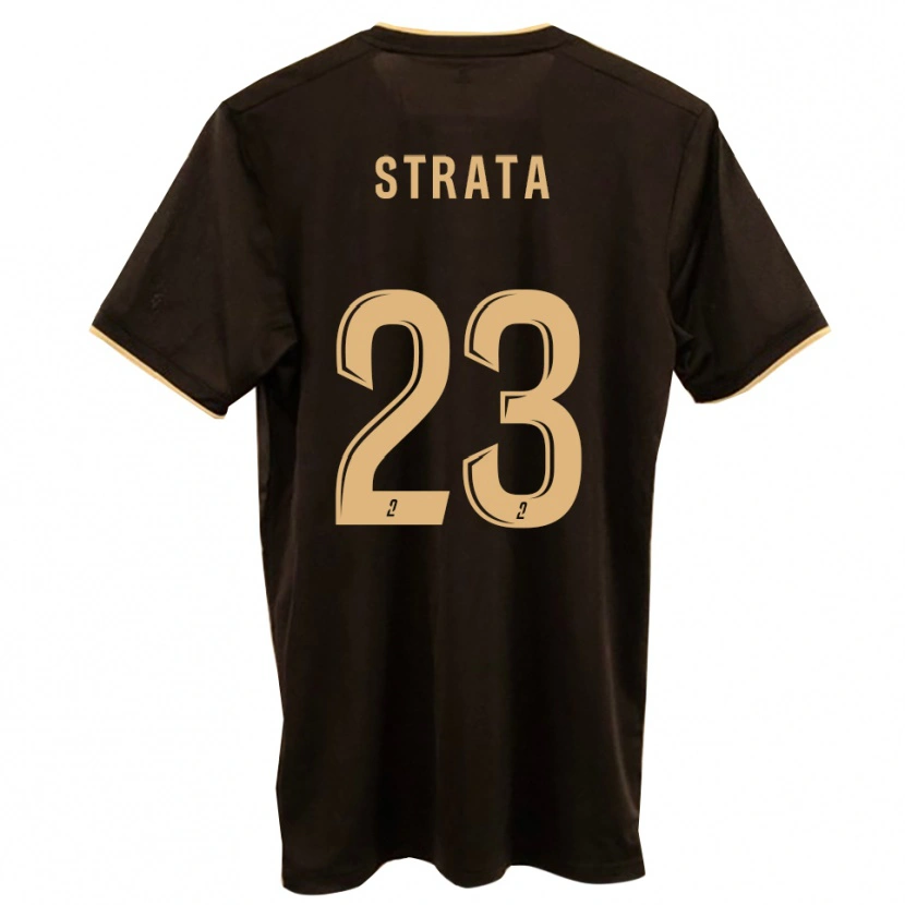 Danxen Hombre Camiseta Tony Strata #23 Azul Rojo 2ª Equipación 2025/26 La Camisa México