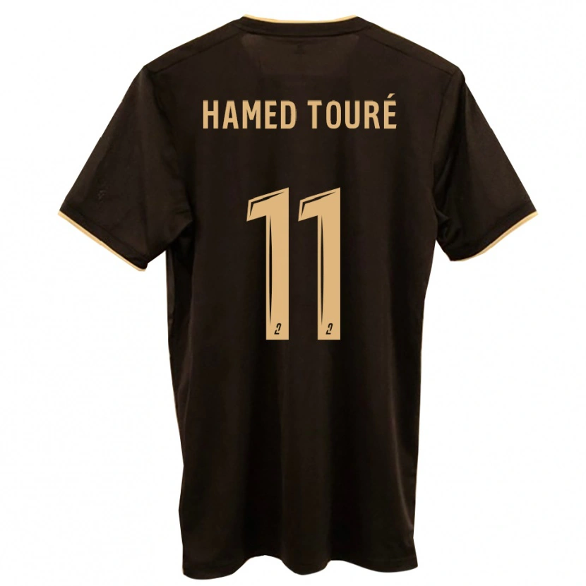 Danxen Hombre Camiseta Ben Hamed Touré #11 Azul Rojo 2ª Equipación 2025/26 La Camisa México