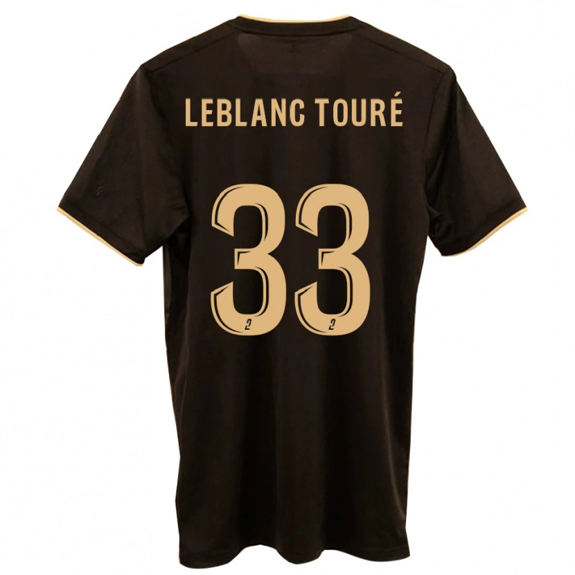 Danxen Hombre Camiseta Wolo Leblanc Touré #33 Azul Rojo 2ª Equipación 2025/26 La Camisa México