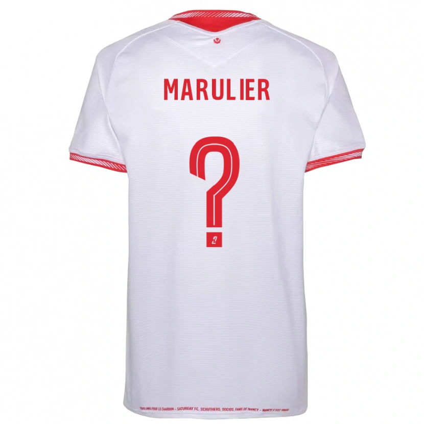 Danxen Hombre Camiseta Manon Marulier #0 Negro Rojo 2ª Equipación 2025/26 La Camisa México