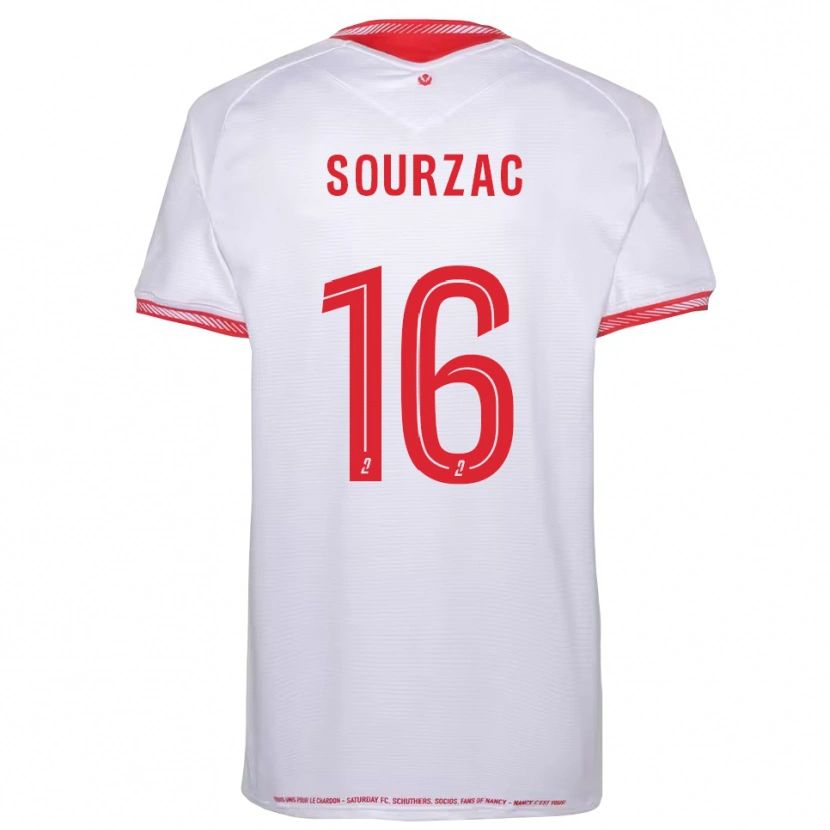 Danxen Hombre Camiseta Martin Sourzac #16 Negro Rojo 2ª Equipación 2025/26 La Camisa México