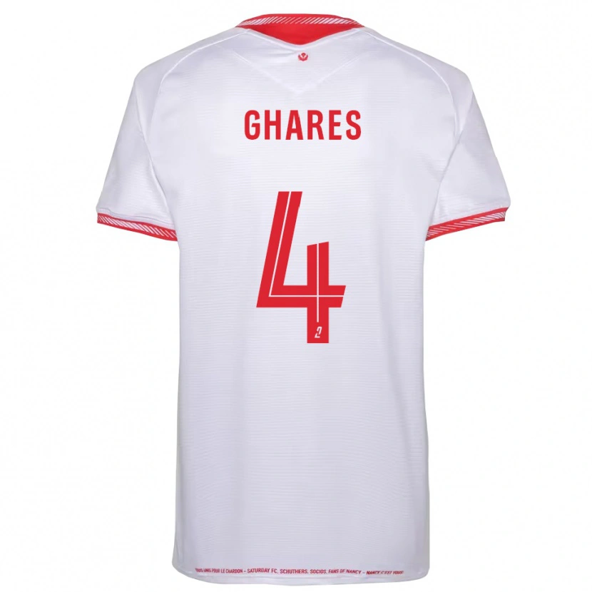 Danxen Hombre Camiseta Haïssam Ghares #4 Negro Rojo 2ª Equipación 2025/26 La Camisa México