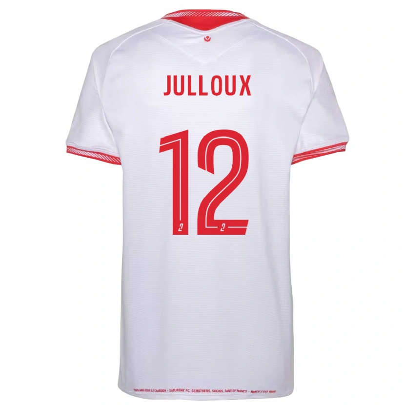 Danxen Hombre Camiseta Adrien Julloux #12 Negro Rojo 2ª Equipación 2025/26 La Camisa México