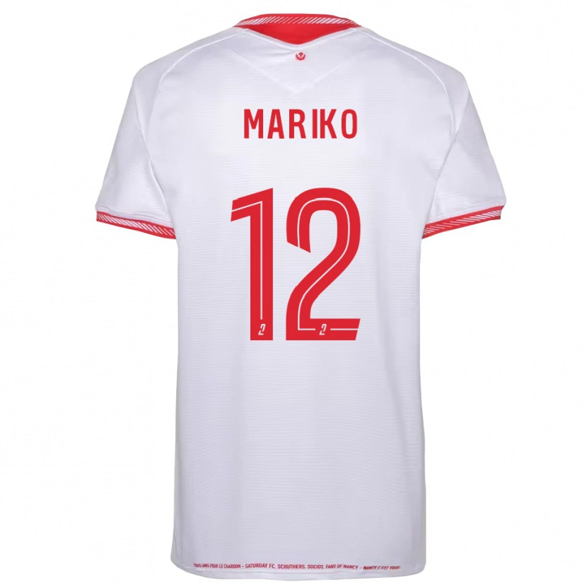 Danxen Hombre Camiseta Lamine Mariko #12 Negro Rojo 2ª Equipación 2025/26 La Camisa México