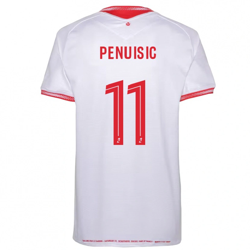 Danxen Hombre Camiseta Alvin Pénuisic #11 Negro Rojo 2ª Equipación 2025/26 La Camisa México