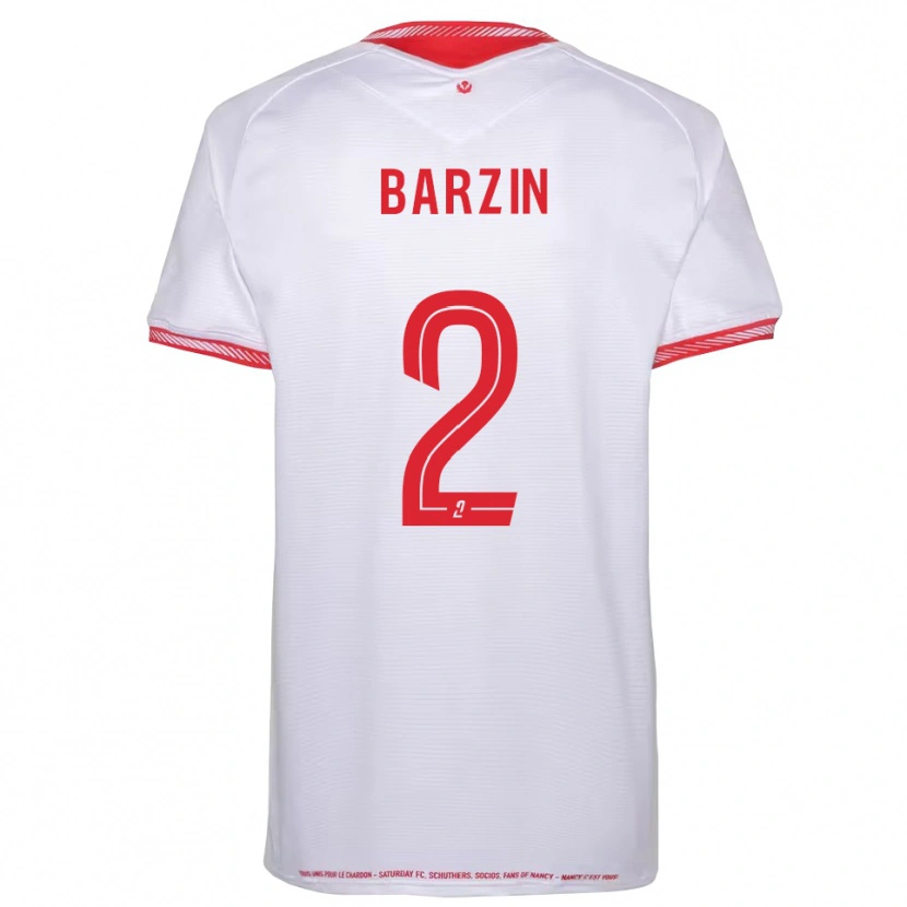 Danxen Hombre Camiseta Réginald Barzin #2 Negro Rojo 2ª Equipación 2025/26 La Camisa México
