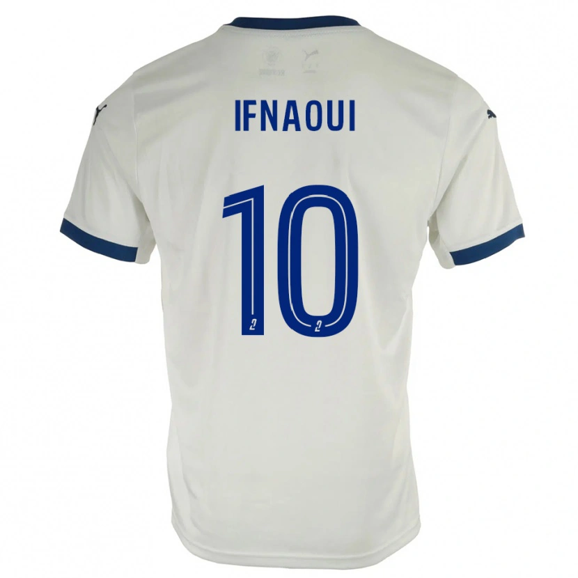 Danxen Hombre Camiseta Merwan Ifnaoui #10 Blanco Azul 2ª Equipación 2025/26 La Camisa México