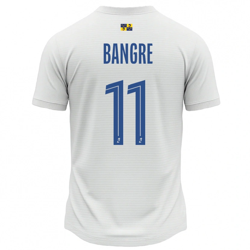 Danxen Hombre Camiseta Mamady Bangré #11 Blanco Azul 2ª Equipación 2025/26 La Camisa México