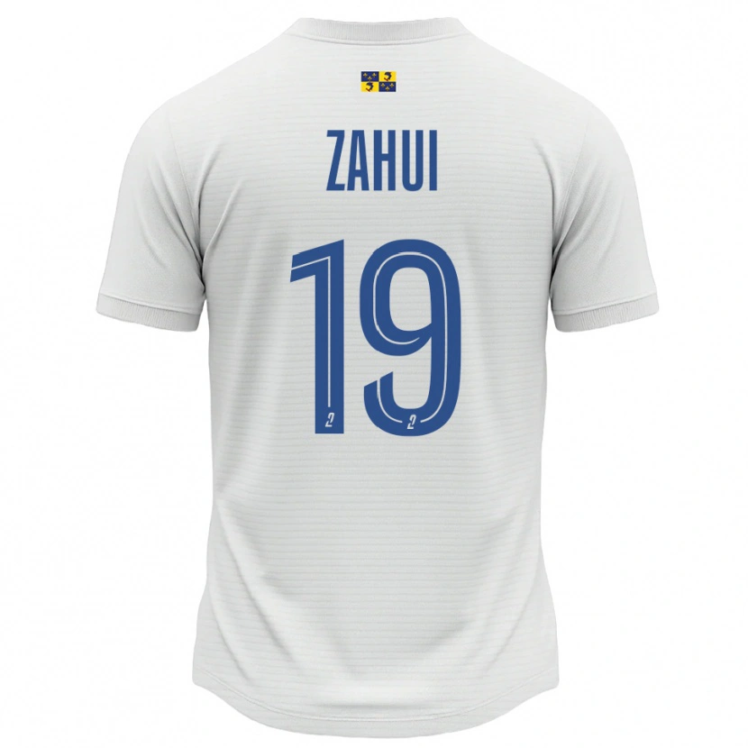 Danxen Hombre Camiseta Nesta Zahui #19 Blanco Azul 2ª Equipación 2025/26 La Camisa México