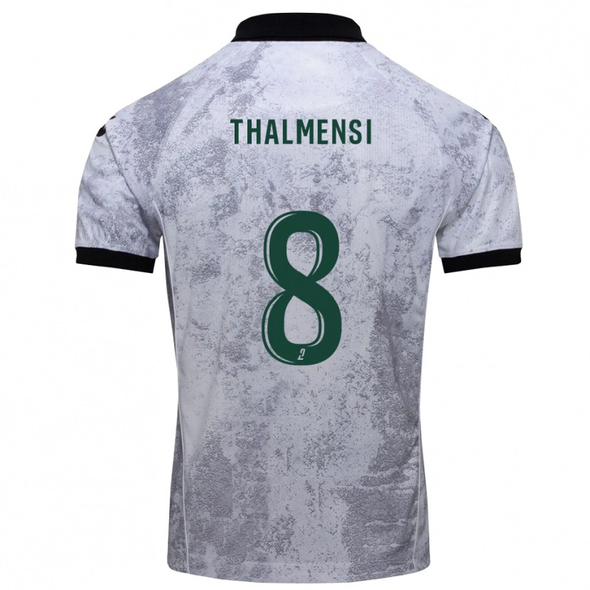 Danxen Hombre Camiseta Rudy Thalmensi #8 Blanco Negro 2ª Equipación 2025/26 La Camisa México