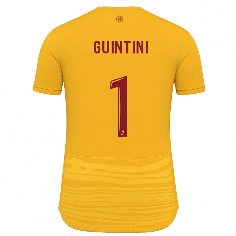 Danxen Hombre Camiseta Loryan Guintini #1 Naranja Borgoña 2ª Equipación 2025/26 La Camisa México