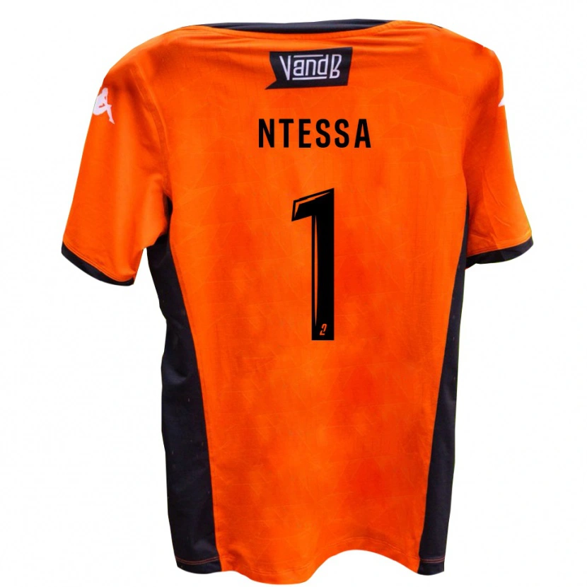 Danxen Hombre Camiseta Mathis Ntessa #1 Blanco Negro 2ª Equipación 2025/26 La Camisa México