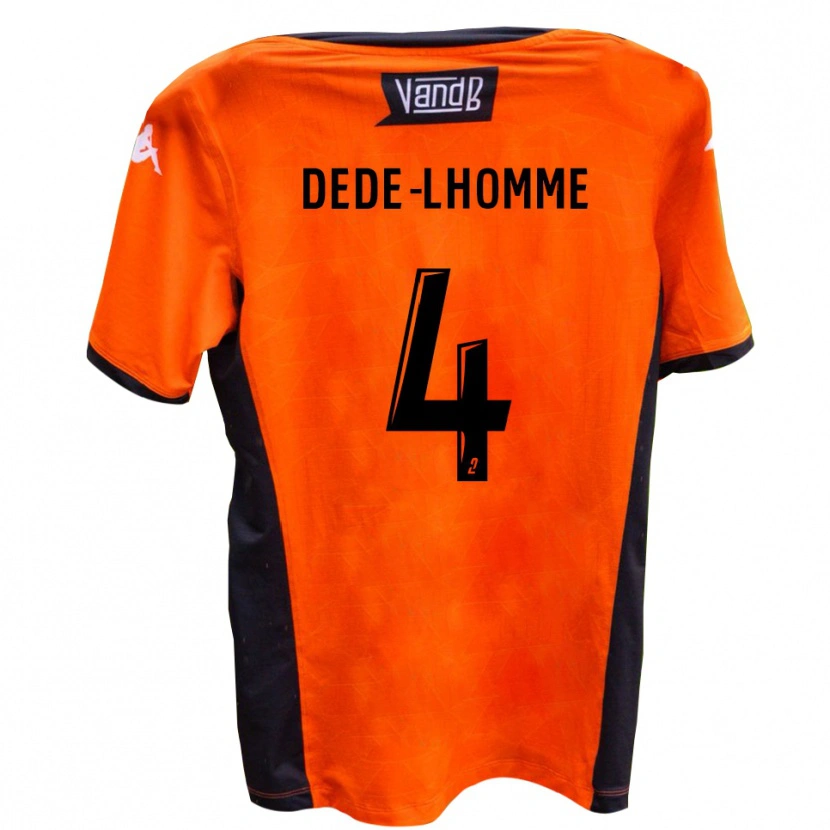 Danxen Hombre Camiseta Noah Dede-Lhomme #4 Blanco Negro 2ª Equipación 2025/26 La Camisa México