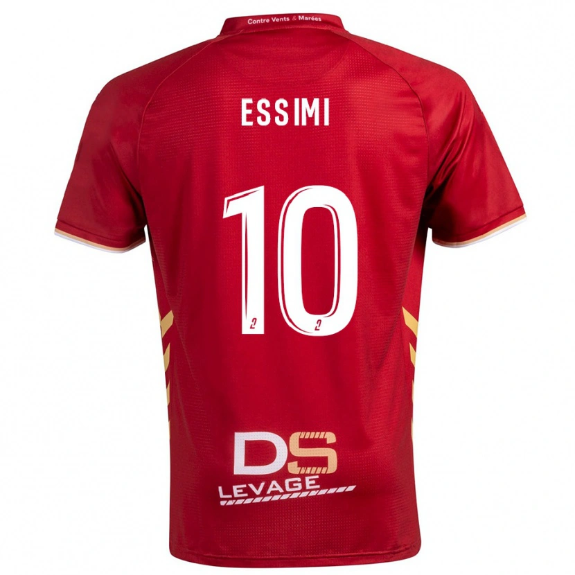 Danxen Hombre Camiseta Marco Essimi #10 Borgoña Oro 2ª Equipación 2025/26 La Camisa México