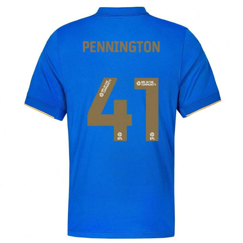 Danxen Mujer Camiseta Cody Pennington #41 Azul Oro 1ª Equipación 2025/26 La Camisa México