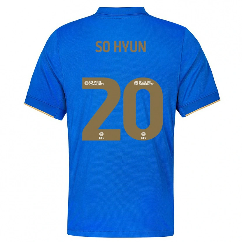 Danxen Mujer Camiseta Cho So-Hyun #20 Azul Oro 1ª Equipación 2025/26 La Camisa México