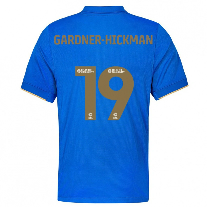 Danxen Mujer Camiseta Taylor Gardner-Hickman #19 Azul Oro 1ª Equipación 2025/26 La Camisa México