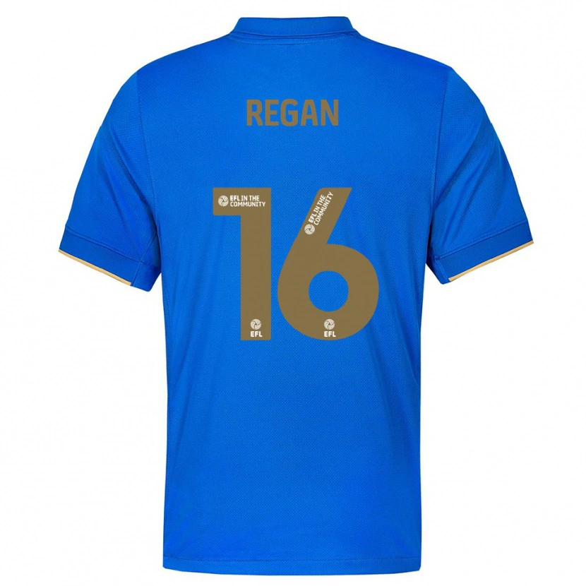 Danxen Mujer Camiseta Rory Regan #16 Azul Oro 1ª Equipación 2025/26 La Camisa México