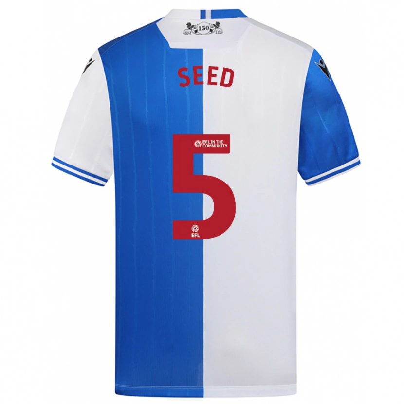 Danxen Mujer Camiseta Helen Seed #5 Azul Blanco 1ª Equipación 2025/26 La Camisa México