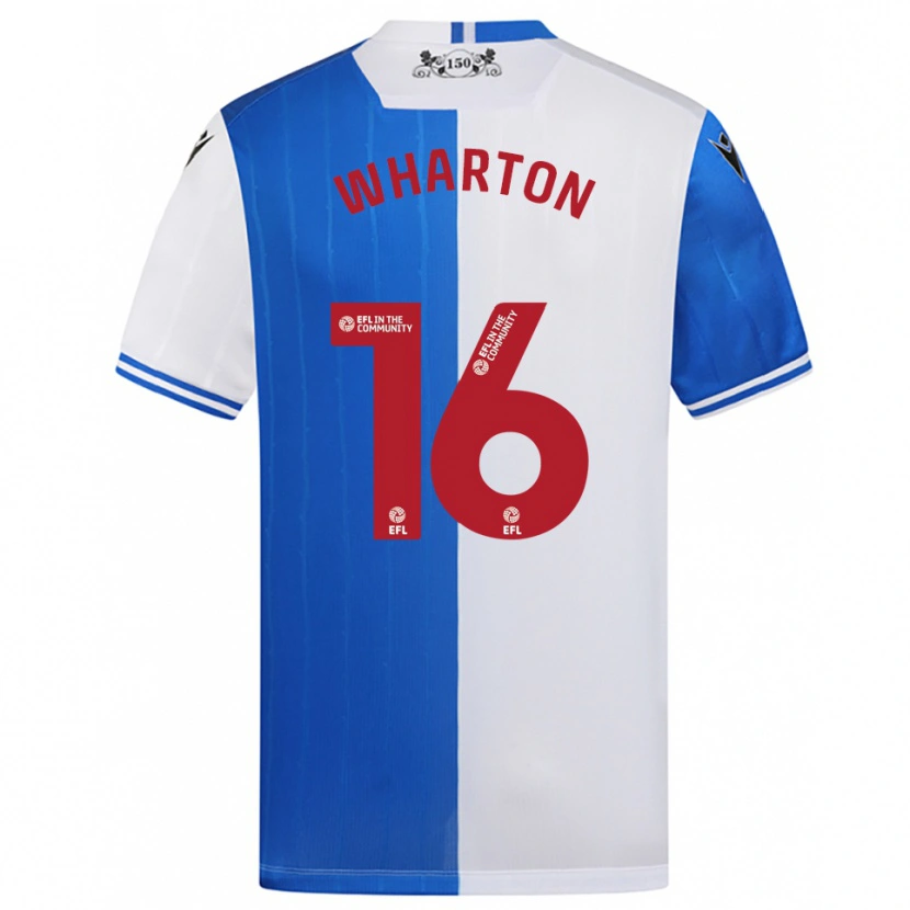 Danxen Mujer Camiseta Scott Wharton #16 Azul Blanco 1ª Equipación 2025/26 La Camisa México
