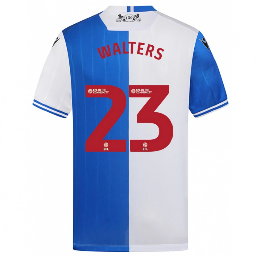 Danxen Mujer Camiseta Georgia Walters #23 Azul Blanco 1ª Equipación 2025/26 La Camisa México