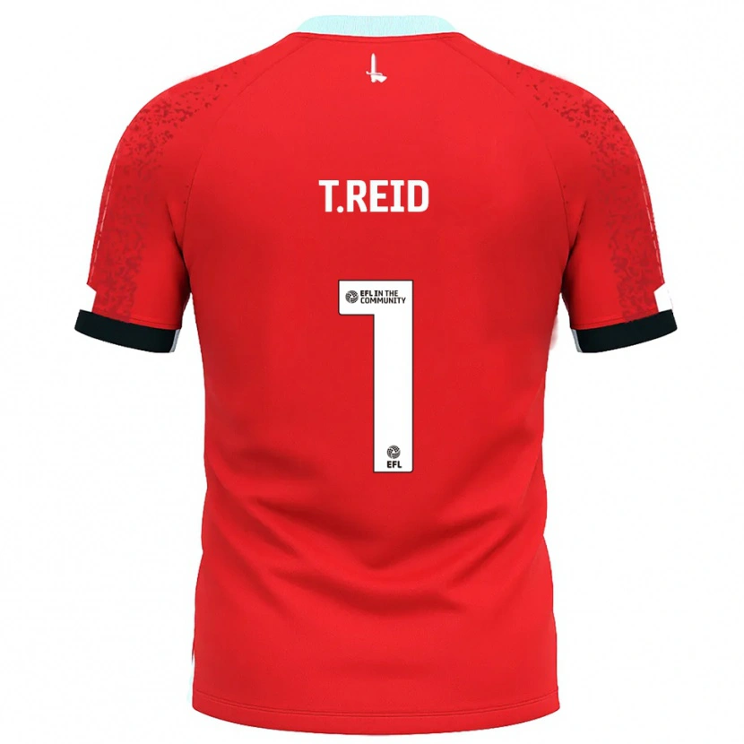 Danxen Mujer Camiseta Tommy Reid #1 Rojo Blanco 1ª Equipación 2025/26 La Camisa México