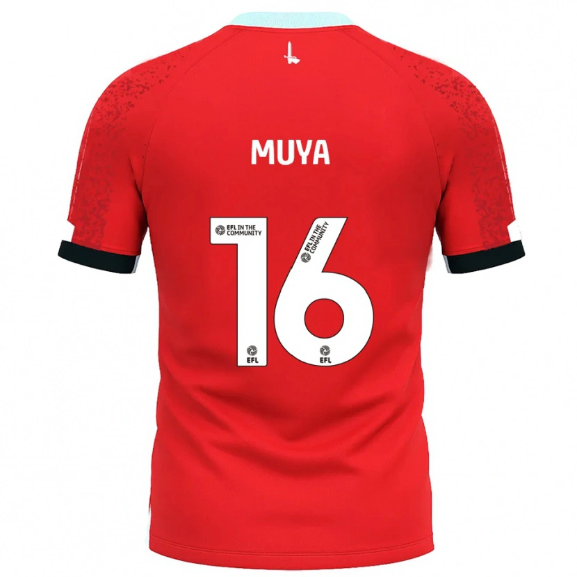 Danxen Mujer Camiseta Karin Muya #16 Rojo Blanco 1ª Equipación 2025/26 La Camisa México