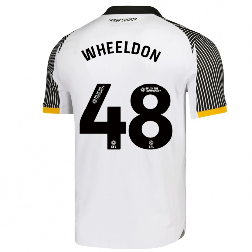 Danxen Mujer Camiseta Lennon Wheeldon #48 Blanco Negro 1ª Equipación 2025/26 La Camisa México