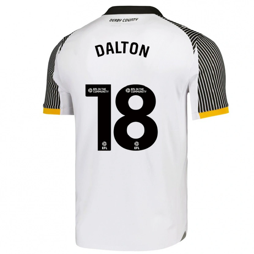 Danxen Mujer Camiseta Paris Dalton #18 Blanco Negro 1ª Equipación 2025/26 La Camisa México