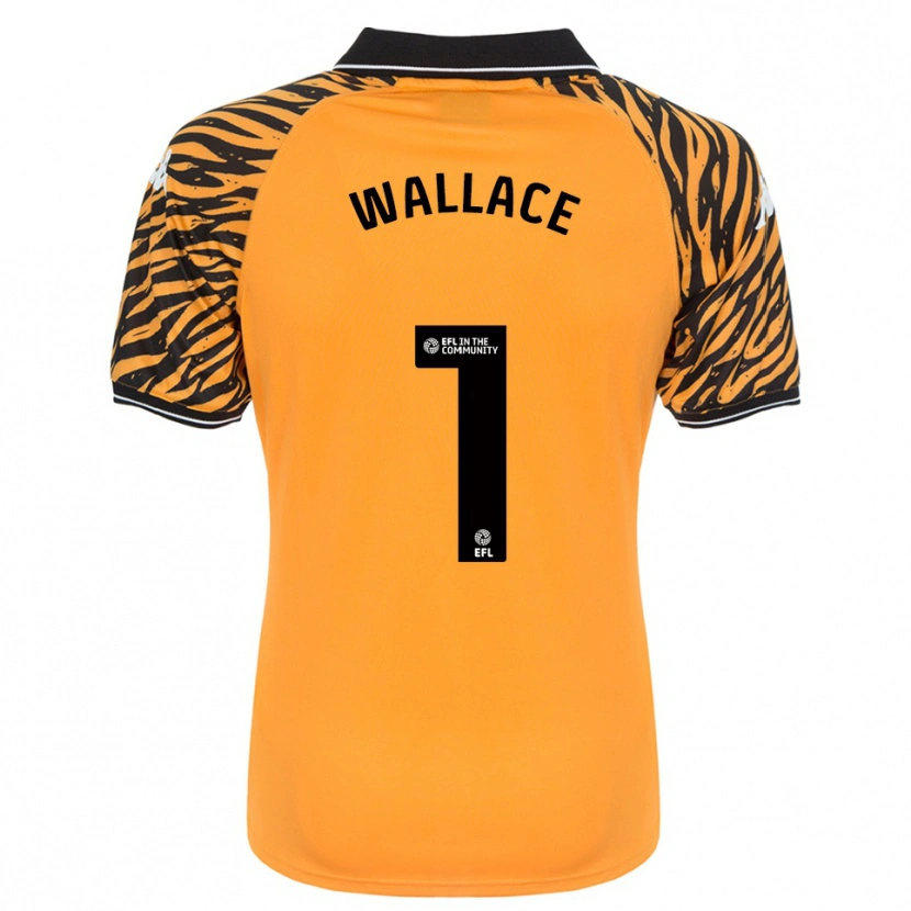 Danxen Mujer Camiseta Abbi Wallace #1 Naranja Negro 1ª Equipación 2025/26 La Camisa México