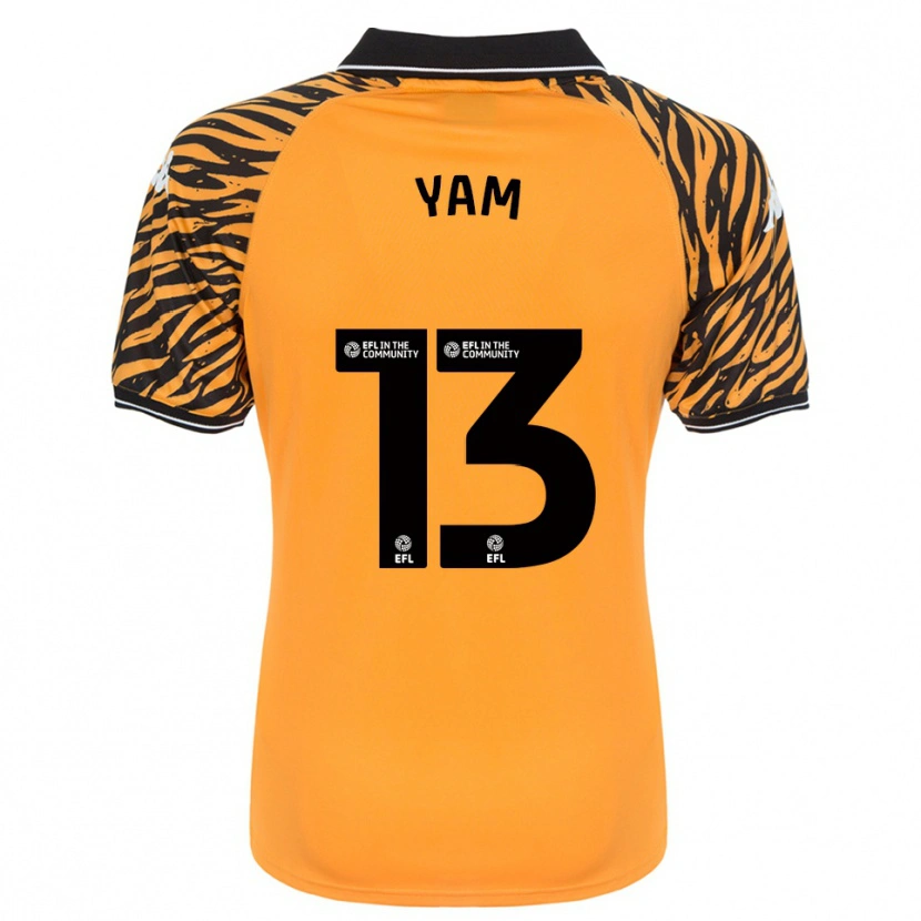 Danxen Mujer Camiseta Callum Yam #13 Naranja Negro 1ª Equipación 2025/26 La Camisa México