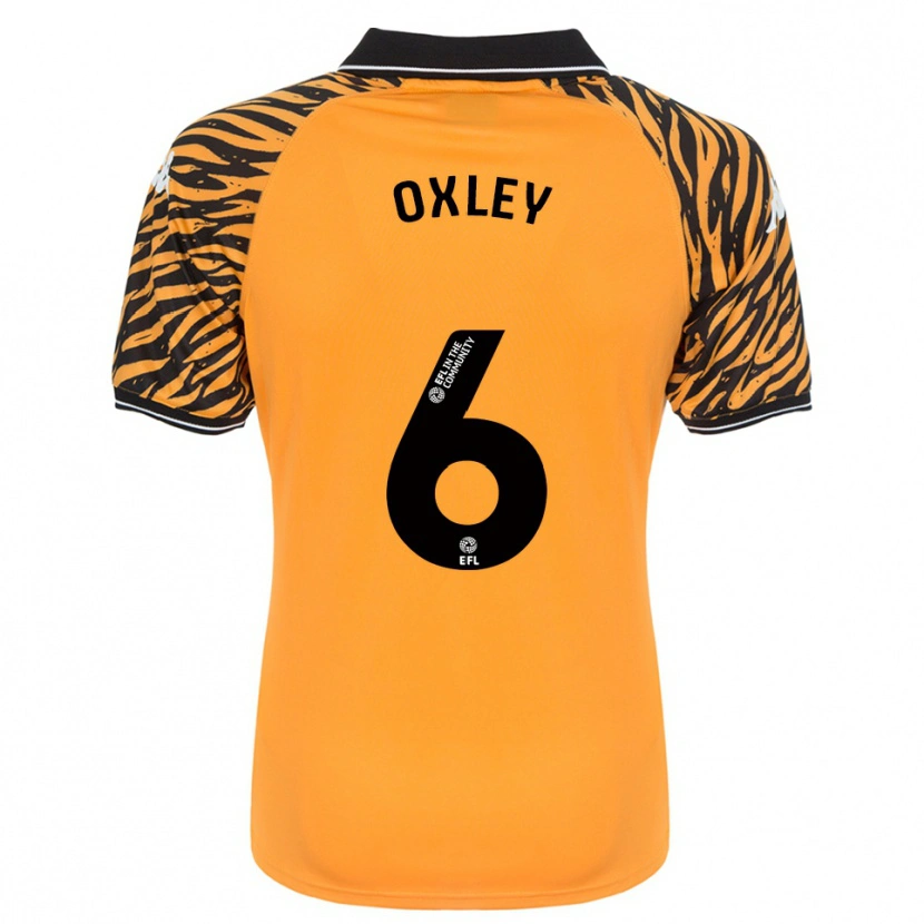 Danxen Mujer Camiseta Tilly Oxley #6 Naranja Negro 1ª Equipación 2025/26 La Camisa México