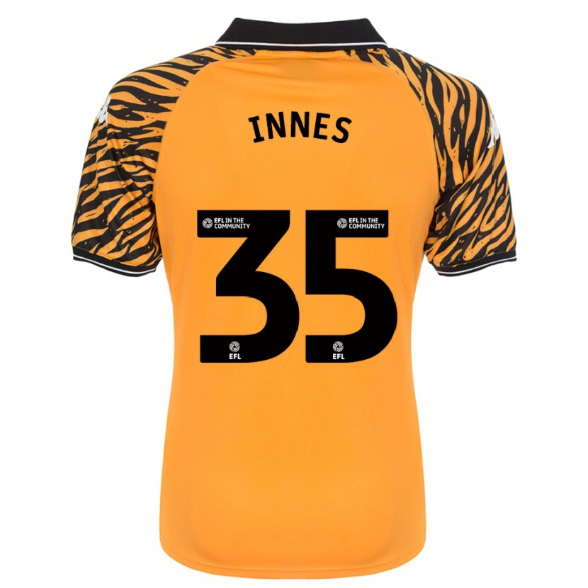 Danxen Mujer Camiseta Emma Innes #35 Naranja Negro 1ª Equipación 2025/26 La Camisa México