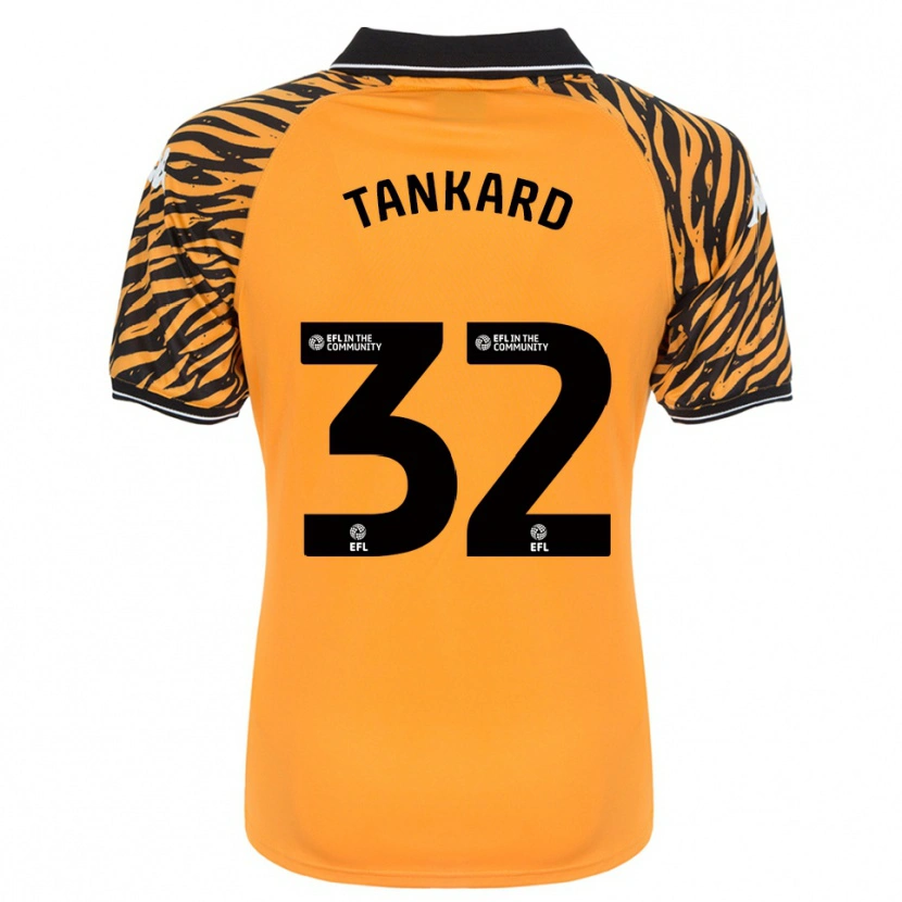 Danxen Mujer Camiseta Lily Tankard #32 Naranja Negro 1ª Equipación 2025/26 La Camisa México
