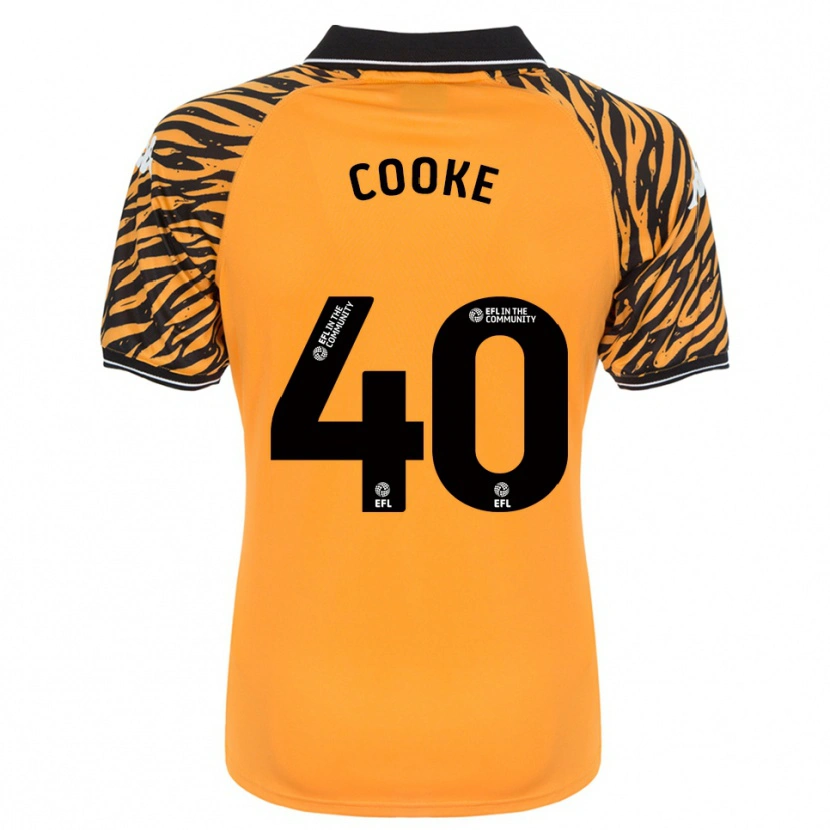 Danxen Mujer Camiseta Megan Cooke #40 Naranja Negro 1ª Equipación 2025/26 La Camisa México