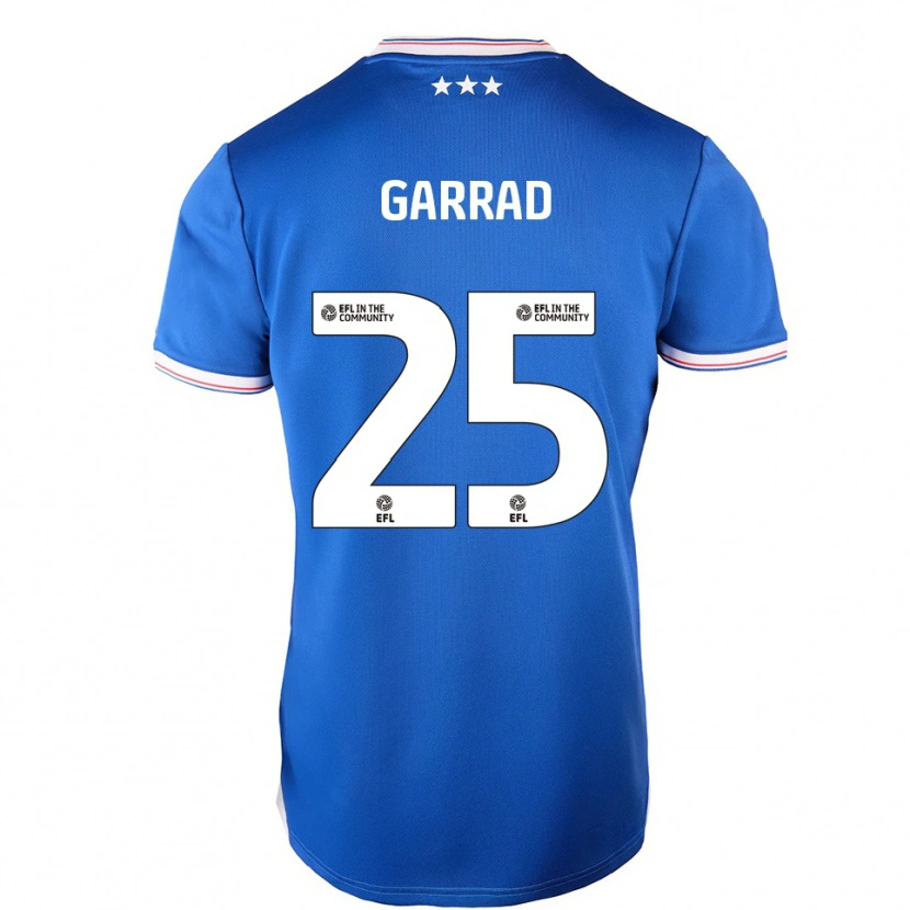 Danxen Mujer Camiseta Grace Garrad #25 Azul Blanco 1ª Equipación 2025/26 La Camisa México