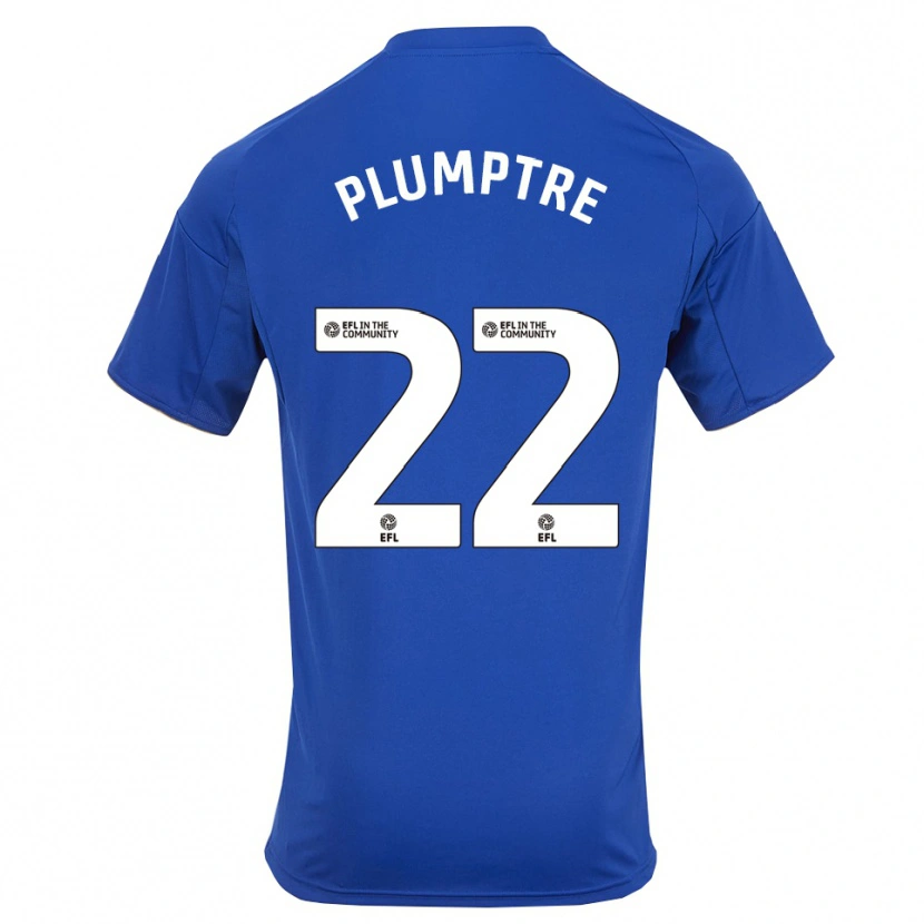 Danxen Mujer Camiseta Ashleigh Plumptre #22 Azul Oro 1ª Equipación 2025/26 La Camisa México